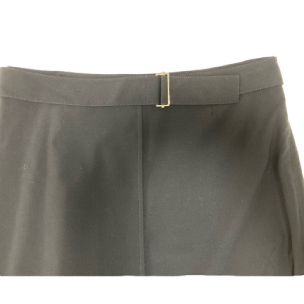 SANDRA ANGELOZZI BLACK WOOL SKIRT - Size 44 - Picture 3 of 5